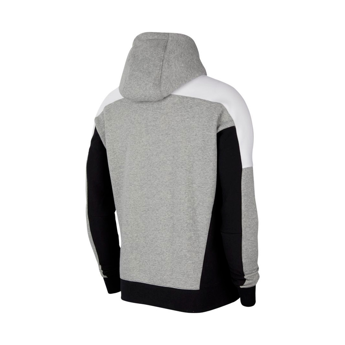 black white and grey nike hoodie