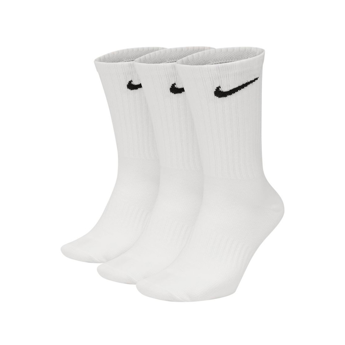Normalización Mascotas Sospechar Calcetines Nike Everyday Lightweight (3 Pares) White - Fútbol Emotion