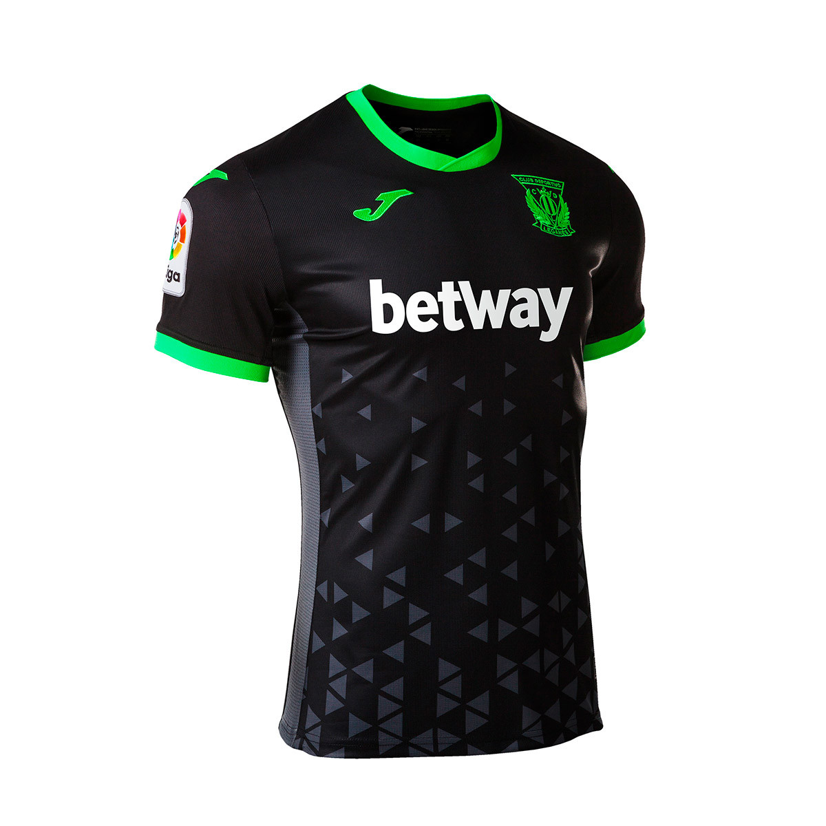 Camiseta Joma CD Leganés Segunda Equipación 2020-2021 Negro-Verde ...