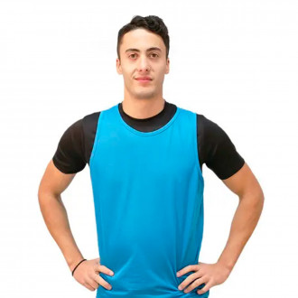 SPORTSBIBS Calcio reversibile – Set di 6 gilè double face maschi da sport t-Shirt da corsa unisex S M L XL maglia per allenamento di training juniors e adulti 