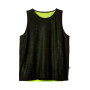 Reversible Unisex Black-Fluorescent Yellow