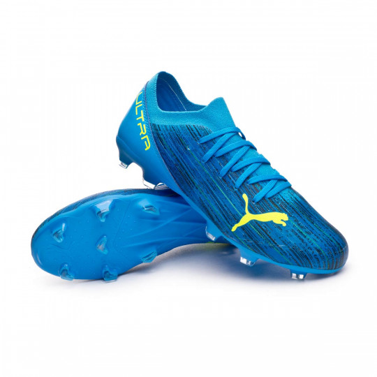 Zapatos de fútbol Puma Ultra 3.2 FG/AG Nrgy Blue-Yellow Alert - Fútbol  Emotion