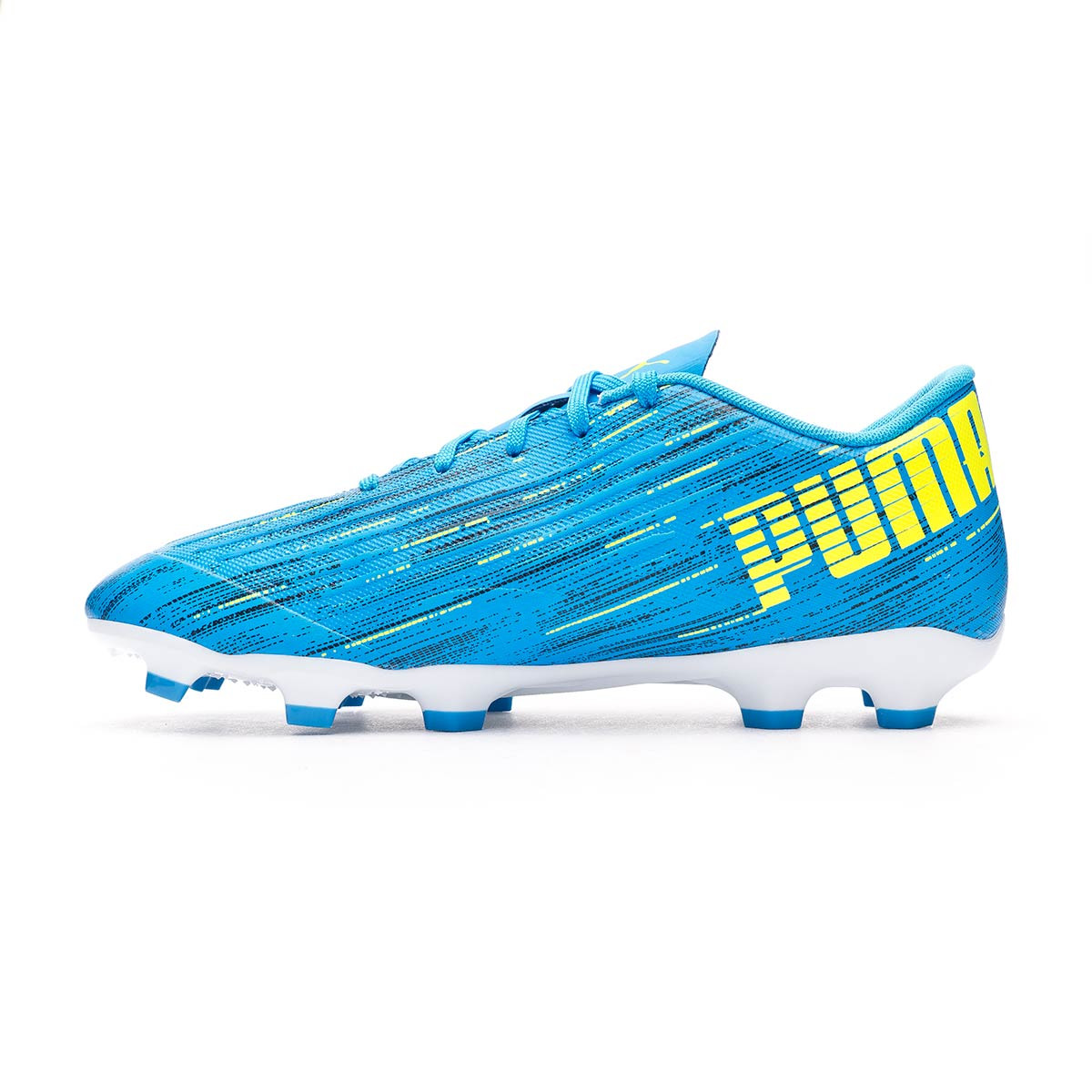 Football Boots Puma Ultra 4.2 FG/AG Niño Nrgy Blue-Yellow Alert - Fútbol  Emotion