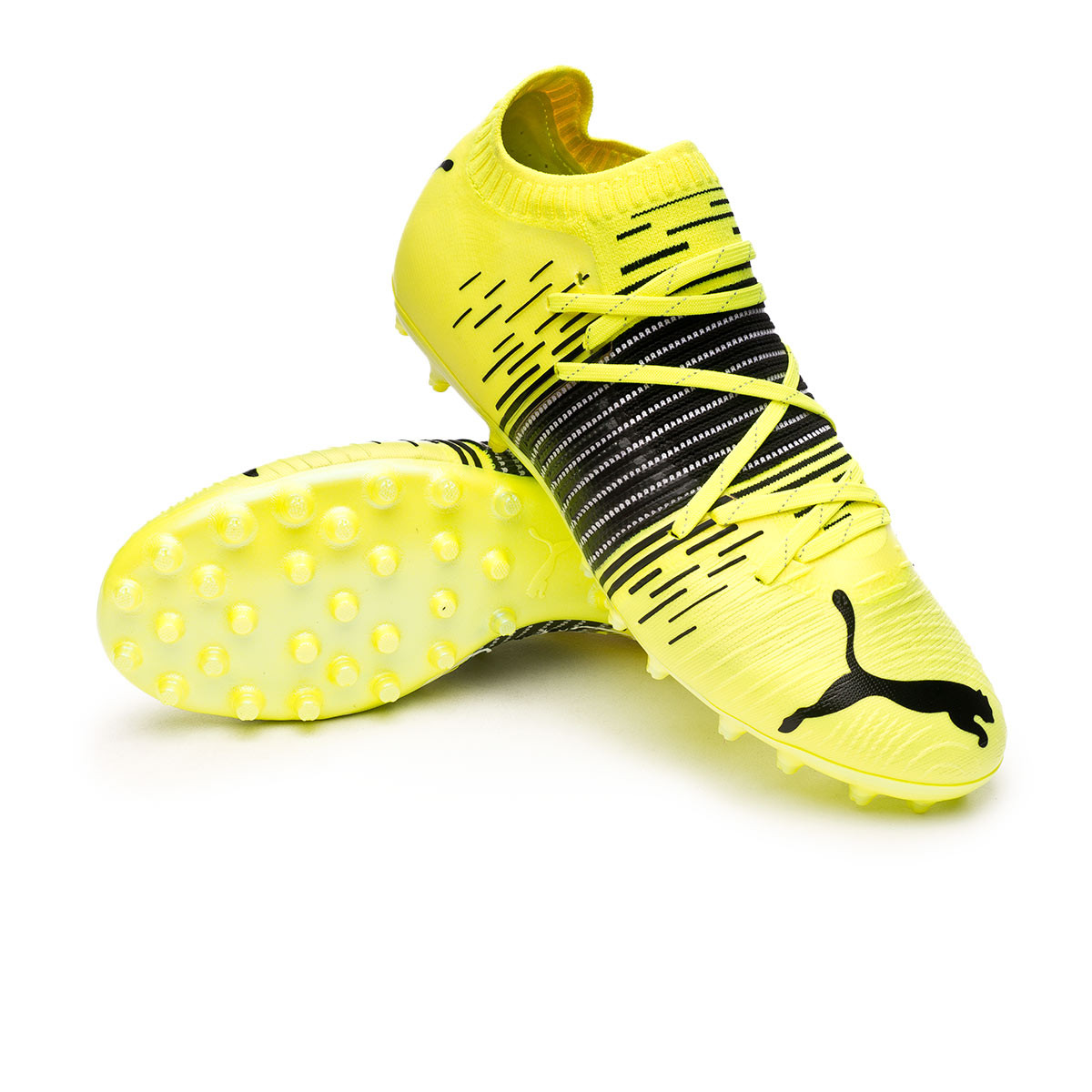 Football Boots Puma Future Z 1 1 Mg Yellow Alert Puma Black Puma White Futbol Emotion