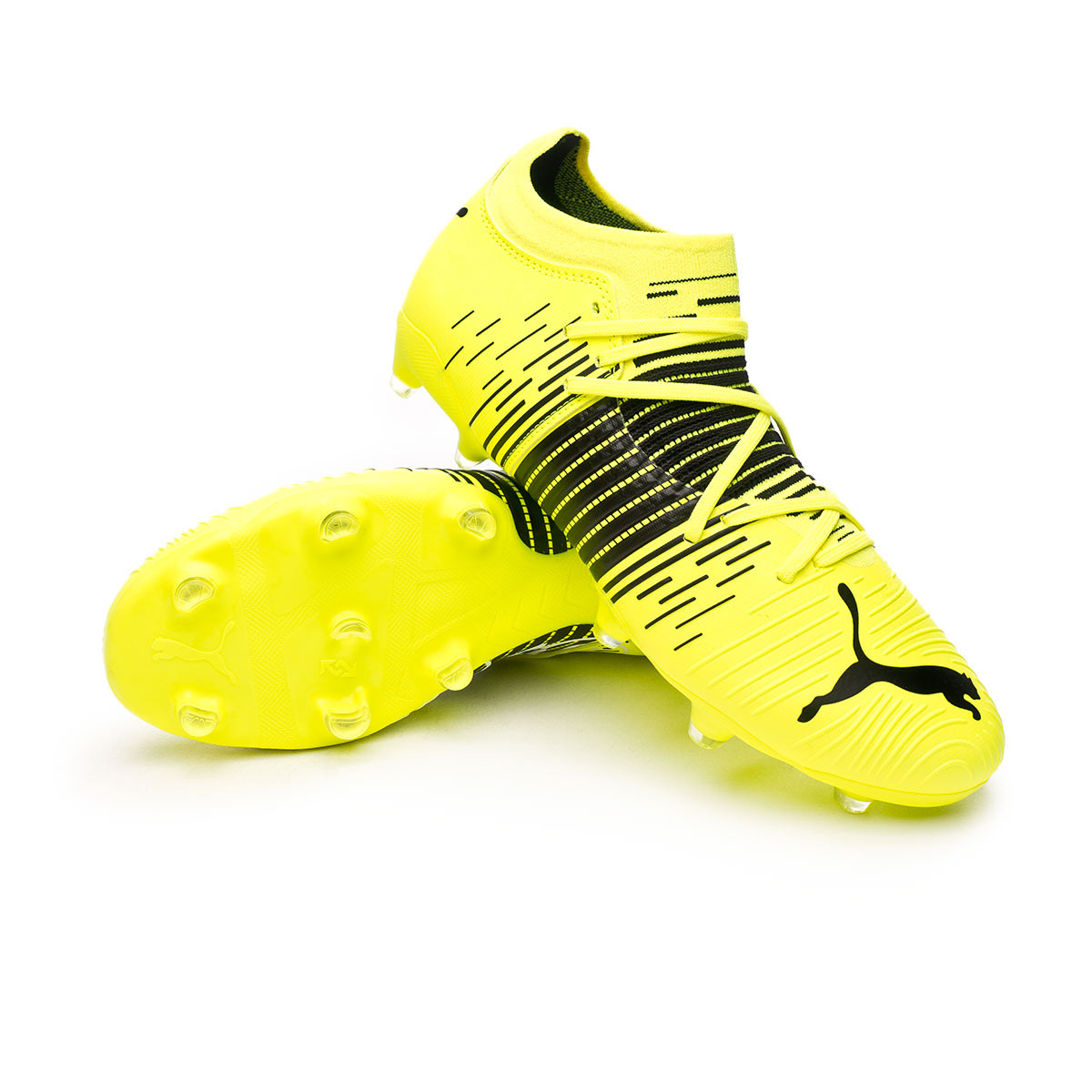 Football Boots Puma Future Z 3 1 Fg Ag Yellow Alert Puma Black Puma White Futbol Emotion