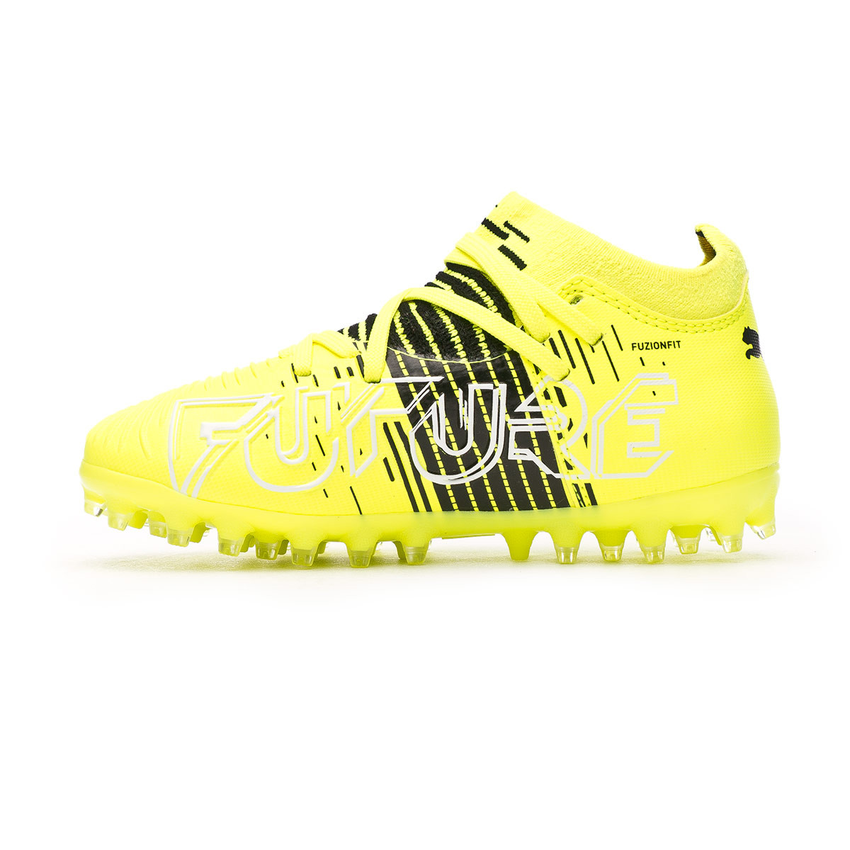 Football Boots Puma Kids Future Z 3 1 Mg Yellow Alert Puma Black Puma White Futbol Emotion