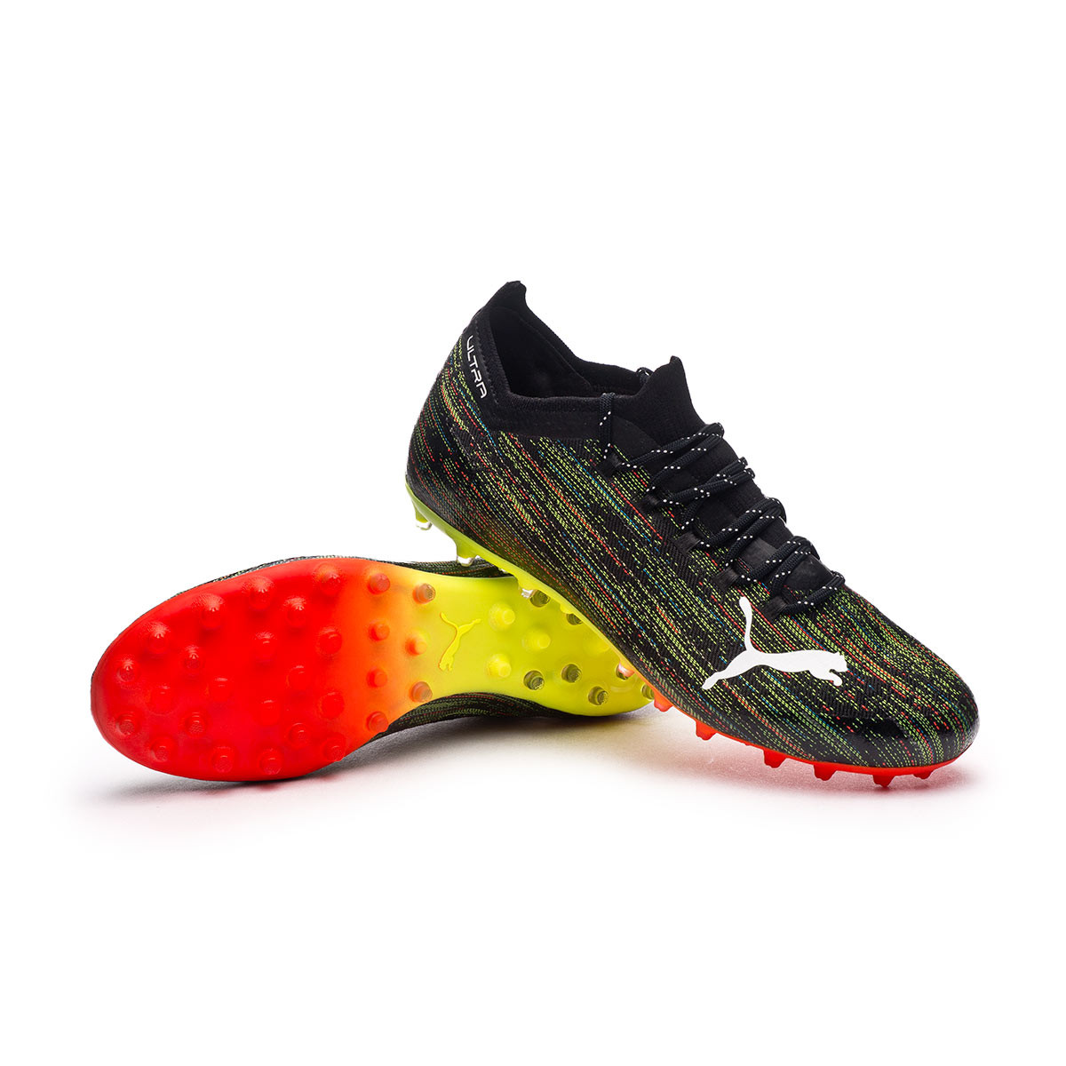 puma yellow football boots