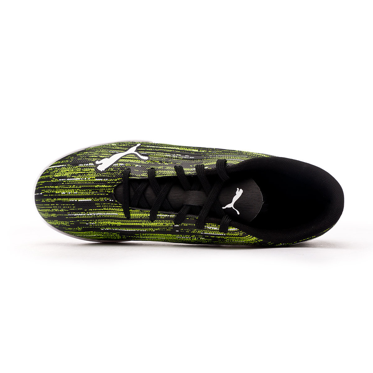 Zapatilla de Fútbol sala Puma Ultra 4.2 IT Niño Puma Black-Puma  White-Yellow Alert - Fútbol Emotion