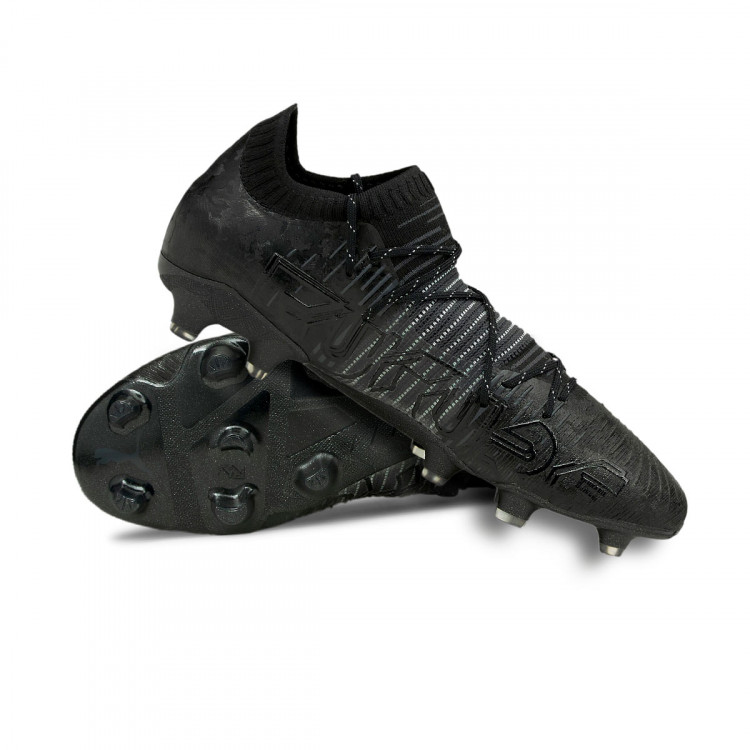 Football Boots Puma Future Z 1 1 Fg Ag Puma Black Asphalt Futbol Emotion Football Boots Puma Future Z 1 1 Fg Ag Puma Black Asphalt Futbol Emotion