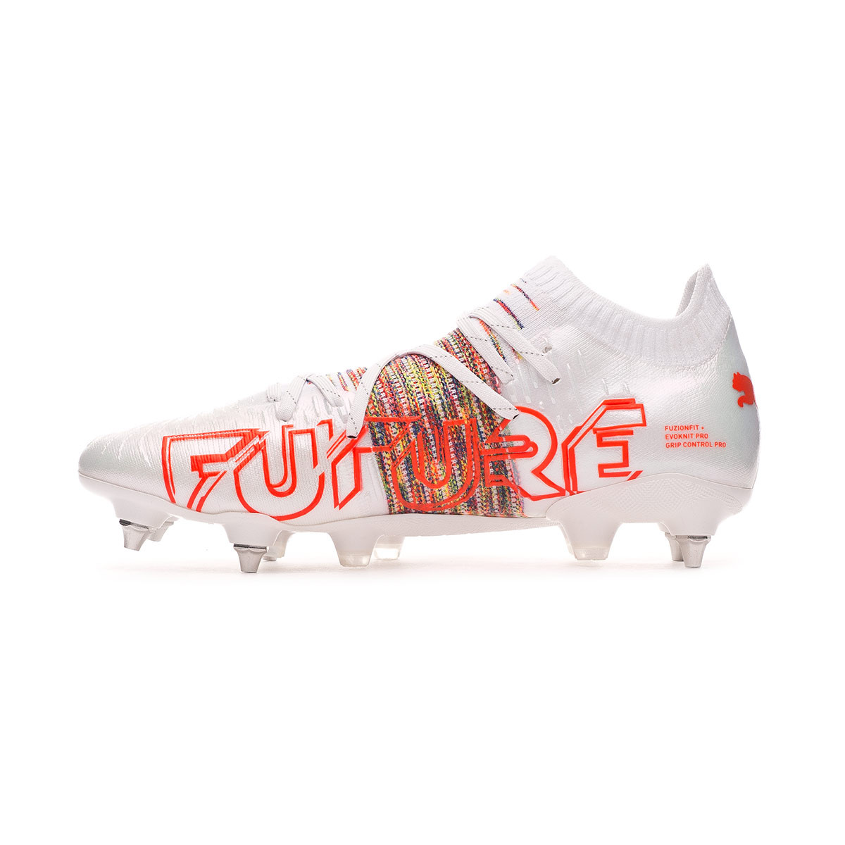 Football Boots Puma Future 1 1 Mxsg Puma White Red Blast Futbol Emotion