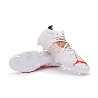 Bota Future 3.1 FG/AG White-Red Blast