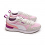 R78 Mujer Pink lady-Puma white-Gray violet