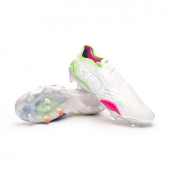 Bota Copa Sense + FG Cg White-Solar Yellow-Shock Pink