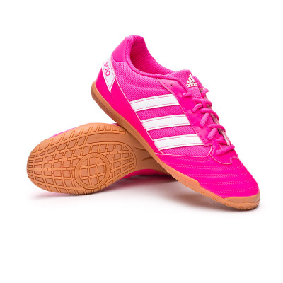 Zapatilla de Fútbol sala adidas Super Sala Shock pink-White-Shock pink -  Fútbol Emotion