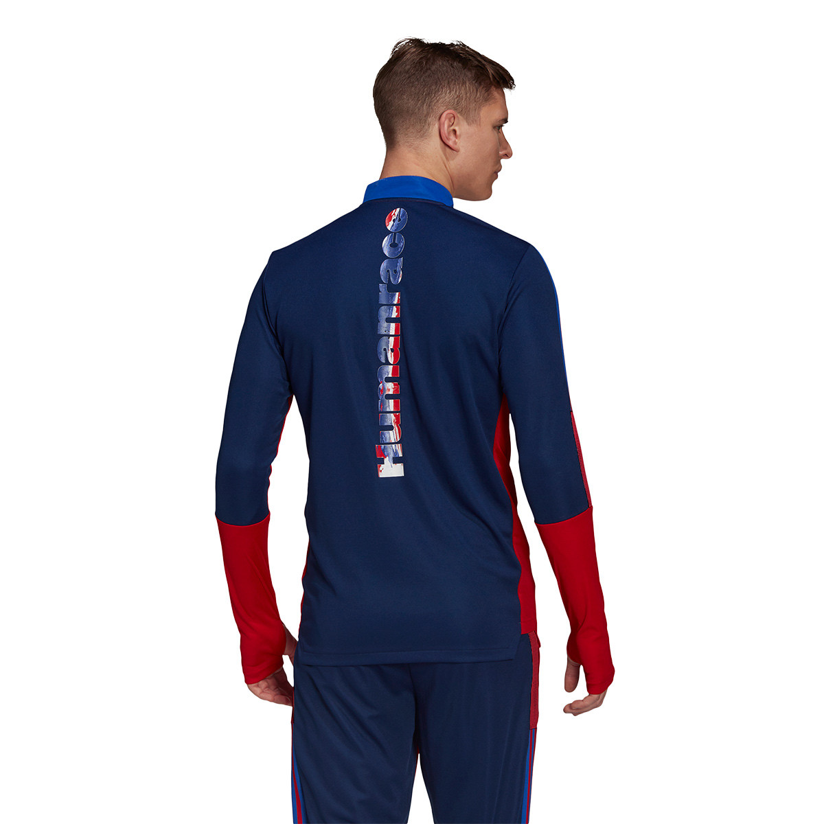 Sweatshirt adidas FC Bayern de Múnich Human Race Training 2020-2021 True  Red-Dark Blue - Fútbol Emotion