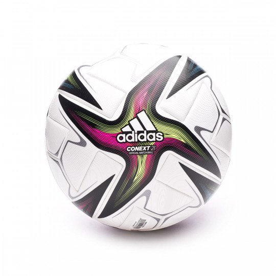 Ball adidas Conext 21 Pro White-Black-Shock Pink-Signal Green - Fútbol  Emotion