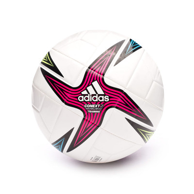 Ball adidas Conext 21 Training White-Black-Shock Pink-Signal Green - Fútbol  Emotion
