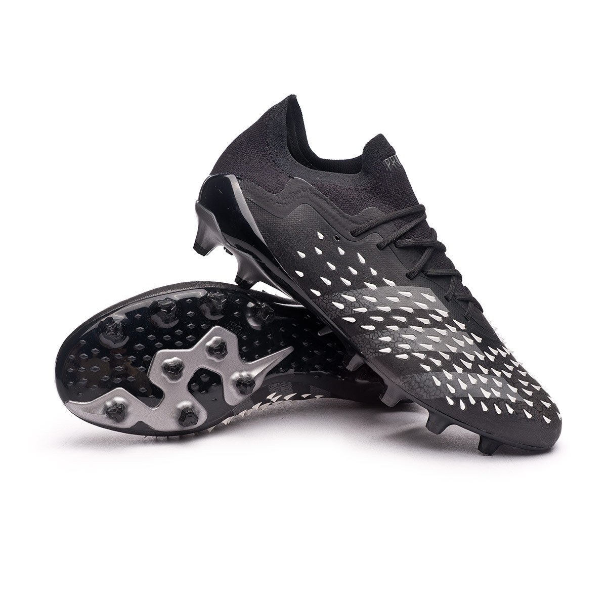 Football Boots Adidas Predator Freak 1 L Ag Core Black Grey Four White Futbol Emotion