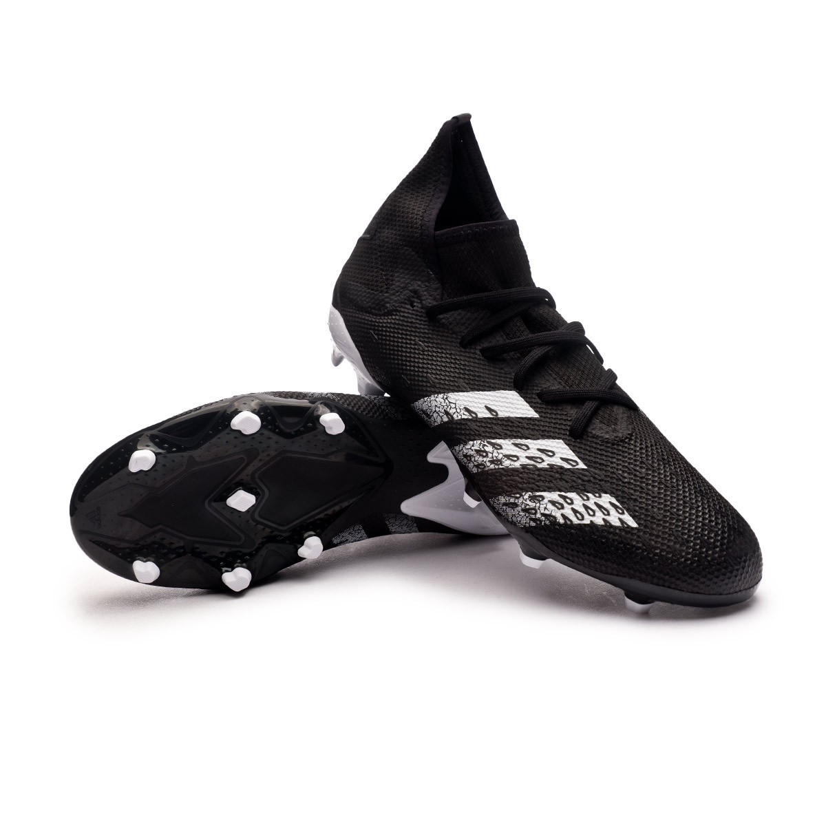 apelación Arroyo profundo Bota de fútbol adidas Predator Freak .3 FG Core Black-White - Fútbol Emotion