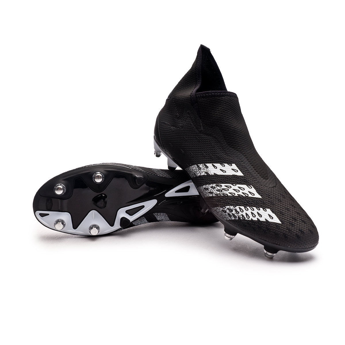 Football Boots adidas Predator Freak .3 LL SG Core black-White ...