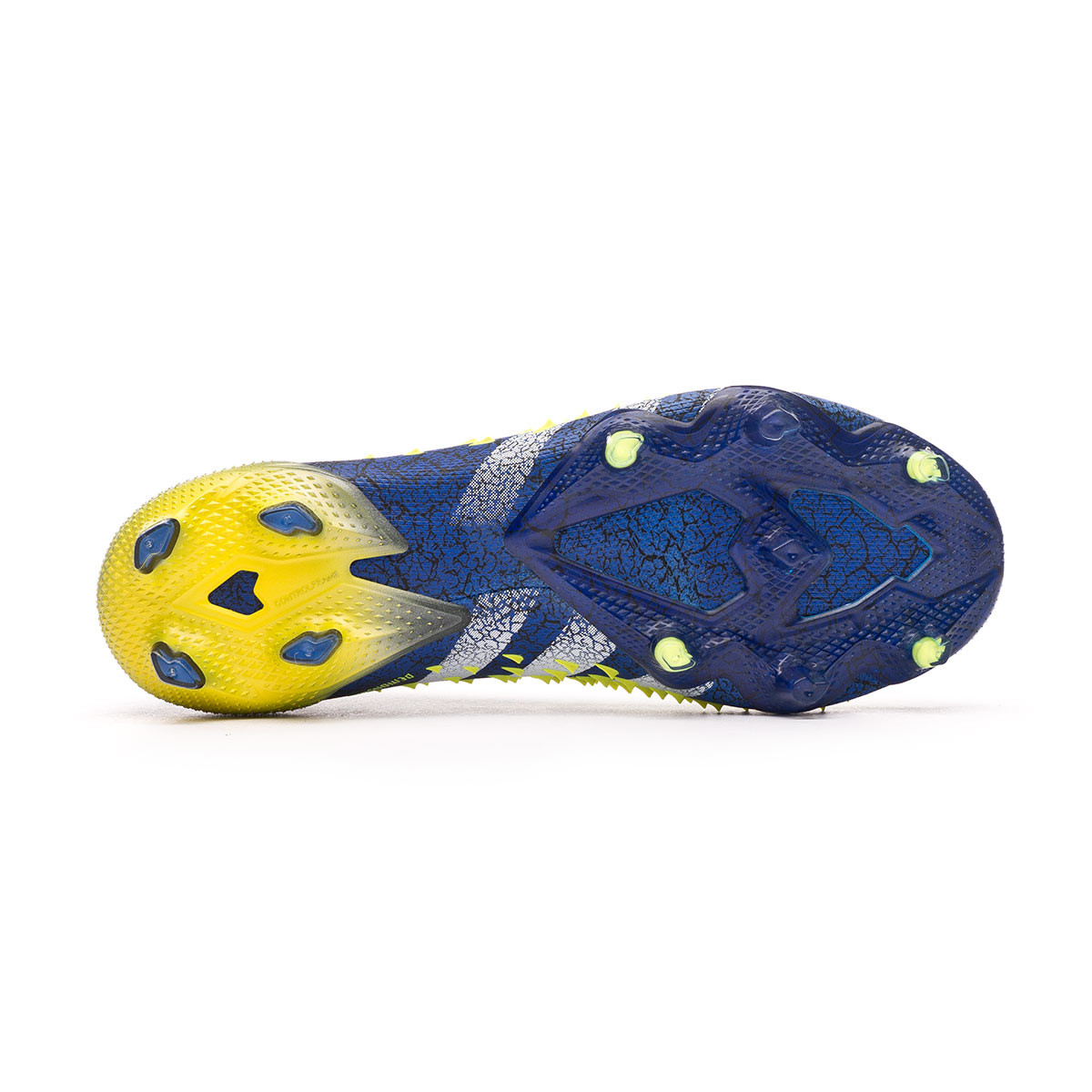 Bota de fútbol adidas Predator Freak + FG Black-White-Solar Yellow - Fútbol  Emotion