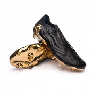 Bota Copa Sense + FG Black-White-Gold Metallic