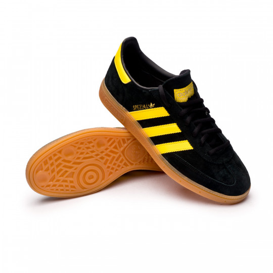 Trainers adidas Handball Spezial Core black Yellow Gold metallic Futbol Emotion