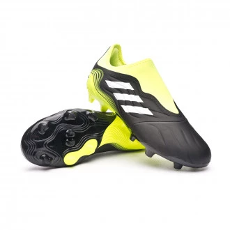 Bota Copa Sense.3 LL FG Black-White-Solar yellow