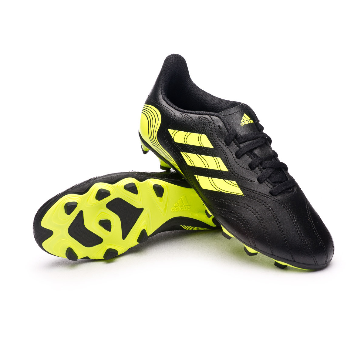 kids yellow football boots