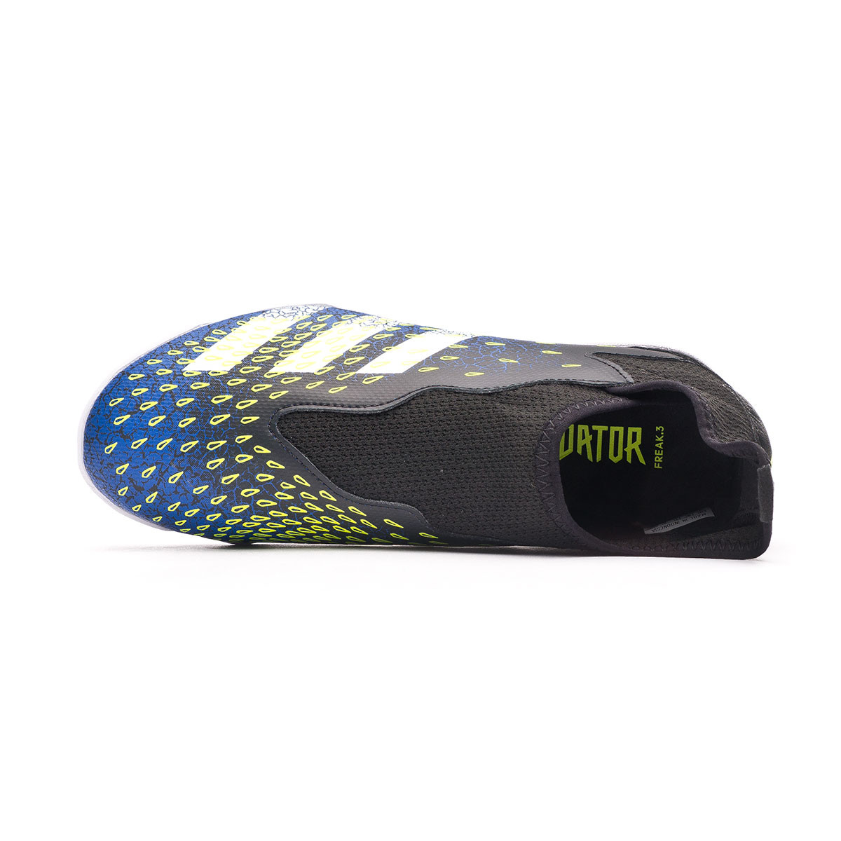 Zapatilla de Fútbol sala adidas Predator Freak .3 LL IN Niño  Black-White-Solar Yellow - Fútbol Emotion