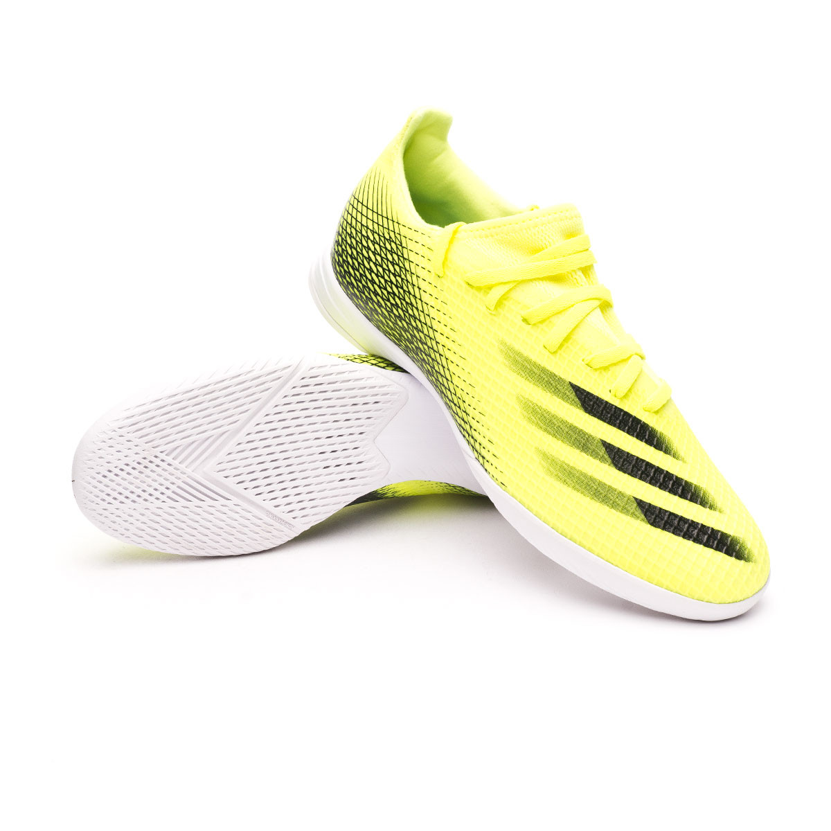 Futsal Boot Adidas X Ghosted 3 In Solar Yellow Black Royal Blue Futbol Emotion