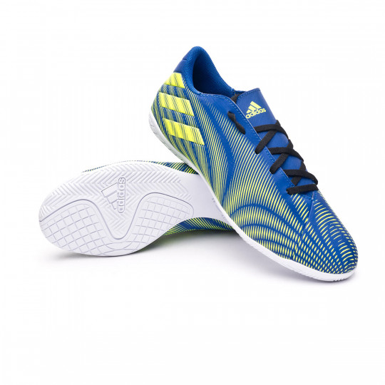 Zapatilla de Fútbol sala adidas Nemeziz .4 Royal Blue-Solar Yellow-White - Fútbol Emotion