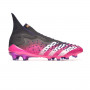 Predator Freak + AG Black-White-Shock pink