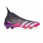 Predator Freak + FG Black-White-Shock pink