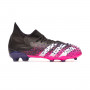 Predator Freak .1 FG Criança Black-White-Pink