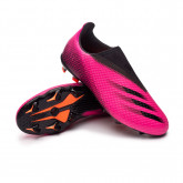 Buty piłkarskie X Ghosted.3 LL FG dla dzieci Shock pink-Black-Screaming orange