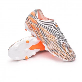 Bota Nemeziz .1 FG Niño White-Screaming Orange-Black