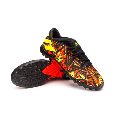 Football Boots Adidas Nemeziz Messi 3 Turf Solar Red Solar Yellow Core Black Futbol Emotion