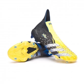 Bota Predator Freak + FG Bright Yellow-Silver Metallic-Core Black