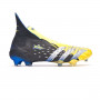 Predator Freak + FG Bright yellow-Silver metallic-Core black