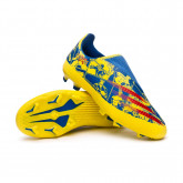 Football Boots X Ghosted .3 LL FG Niño Blue-Vivid Red-Bright Yellow