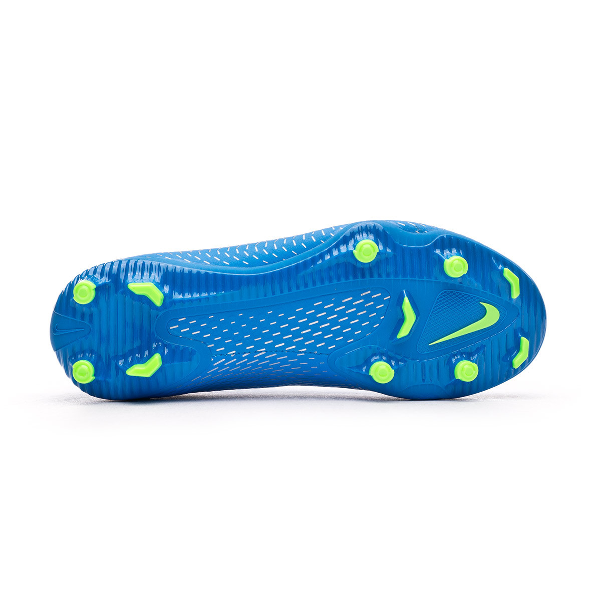 Football Boots Nike Kids Phantom GT Academy DF FG/MG Photo blue-Metallic  silver-Rage green-Black - Fútbol Emotion