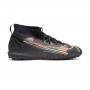 Mercurial Superfly 8 Academy Turf Niño Black-Cyber-Off noir-Siren red