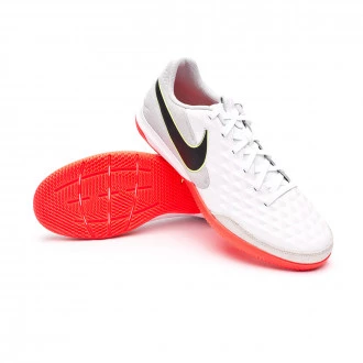 Zapatilla Tiempo Legend 8 Academy IC White-Black-Grey Fog-Bright Crimson-Ghost Gre