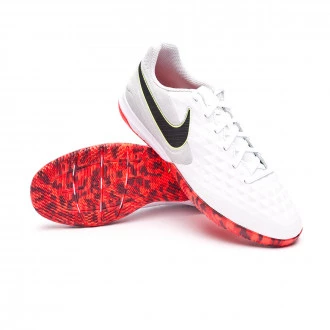 Zapatilla Tiempo Legend 8 Pro IC White-Black-Grey Fog-Bright Crimson-Ghost Gre