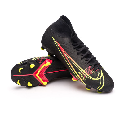 Football Boots Nike Mercurial Superfly 8 Academy Fg Mg Black Cyber Off Noir Siren Red Futbol Emotion