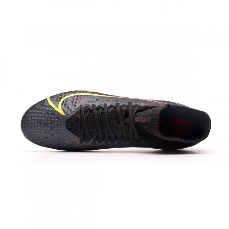 Football Boots Nike Mercurial Superfly 8 Pro FG Black-Cyber-Off noir-Siren red - FÃºtbol Emotion