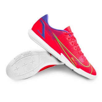 Zapatilla Mercurial Vapor 14 Academy IC Bright crimson-Metallic silver-Indigo burst