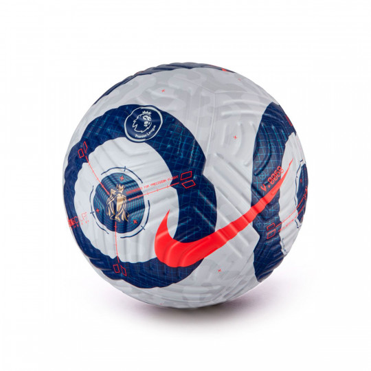 Balón Nike Premier League Flight 2020 2021 White Blue Laser Crimson