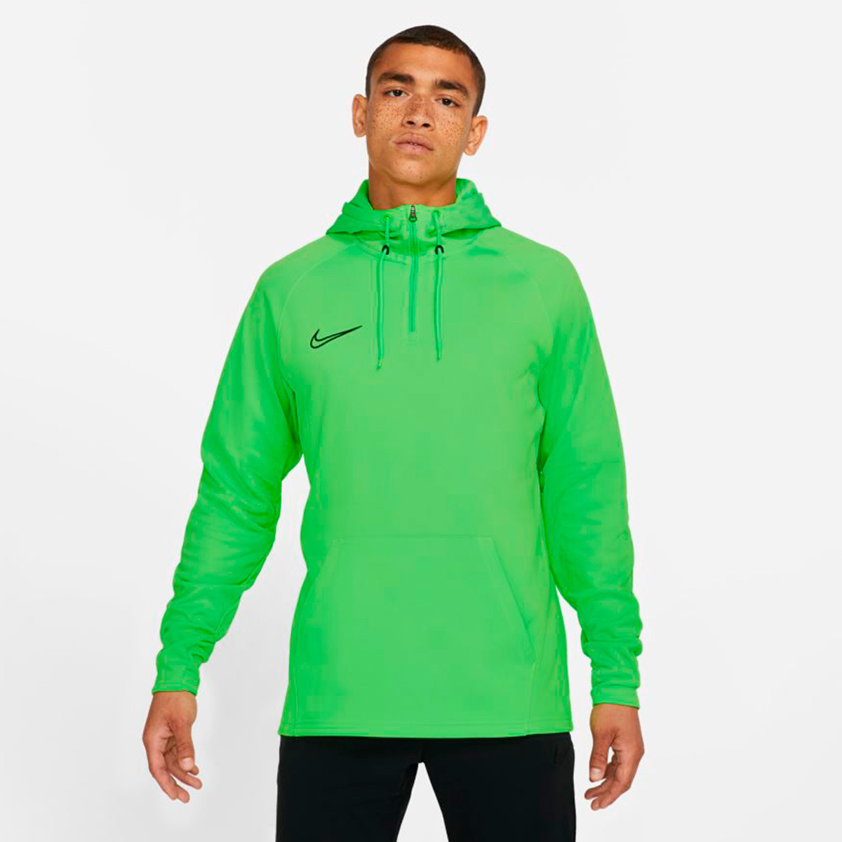 green nike dri fit hoodie